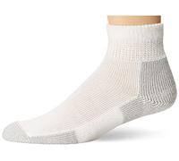 Thorlo Mini-Crew Calzini da Corsa con Spessa Imbottitura, unisex, JMX-11, White/Platinum, M