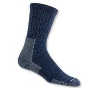 Thorlos Trekking Trekking Crew - Calzini da trekking, colore: grigio chiaro, taglia L Unisex adulto, Blu scuro/Grigio (655), M