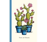 Thorns & Blossoms: A Blank Journal for Thoughts, Reflections, Dreams & New Beginnings | Blue | 100 pages