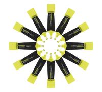 Thornton's Office Supplies ClearTip Highlighters 5.0mm Chisel Tip 12-Count (Yellow)