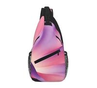 Thorny Rose - Marsupio da uomo, alla moda, con stampa di rose, alla moda, per donne e uomini, Petali Rosa, Taglia unica