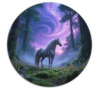 Thoroughbred Rompicapo Circolare Con Horse, 1000 Pezzi Per Chi Ama Le Sfide Intellettuali 1000pcs (67.5x67.5cm)