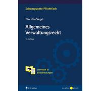 Thorsten Siegel Allgemeines Verwaltungsrecht: Mit ebook: Lehrbuch & (Tascabile)