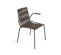 Thorup Copenhagen Noel Sedia da Pranzo con Braccioli Nero/ Grigio Scuro