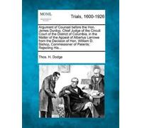 Thos H Dodge Argument of Counsel Before the Hon. James Dunlop, Chief (Tascabile)