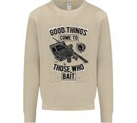 Those Who Bait Fishing Fisherman Funny Uomo Sweatshirt Jumper