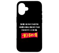 Those who can make you believe absurdities - Voltaire (Punk) Custodia per iPhone 16