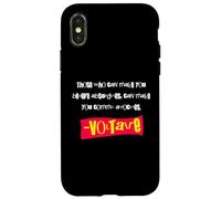 Those who can make you believe absurdities - Voltaire (Punk) Custodia per iPhone X/XS