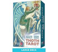 Thoth Tarot Deck: 78-Card Thoth Tarot Deck (Large Edition) by Aleister Crowley, with Egyptian Symbolism, Qabalistic & Astrological Insights, Occult ... Painted by Lady Frieda Harris, Plus Booklet