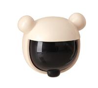 Thotocognio - Organizzatore A Parete | Spazzolini Da Denti | Porta Di Spazzolini Da Denti Da Cartone Animato Carino Con Copertura | 6.4x5.8x4,5 Cm/2.52x2.28x1.77 Accessorio Incbathroom Per La Famiglia