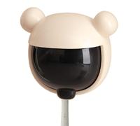 Thotomining Holder Wall Monted - Organizzatore Di Spazzolino Da Cartone Animato | Custode Per Spazzolino Da Denti Per Bambini Montato A Parete Con Copertura Per Polvere, Scaffale Per Il Bagno Per Il D