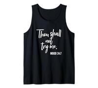 Thou Shall Not Try Me Mood 24:7 Pennello Script Scuro Canotta