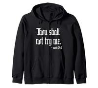 Thou Shall Not Try Me Sarcastic, divertente da donna, novità estiva Felpa con Cappuccio