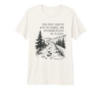 Thou Shalt Guide Me - Psalms 73:24 Camping Faith Maglietta Premium