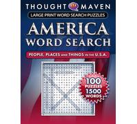 THOUGHT MAVEN Large Print America Word Search for Adults: People, Places and Things in the U.S.A.
