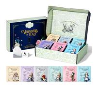 Thoughtfully Alice nel Paese delle Meraviglie - Tè in 90 Bustine | Set regalo Wonder of Tea con 6 gusti di tè, citazioni e illustrazioni dai libri, 90 bustine