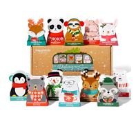 Thoughtfully, Set regalo di cioccolata calda in confezione natalizia, gusti tra cui Rocky Road, Cookies Butter, Pumpkin Pie e altro, set da 12