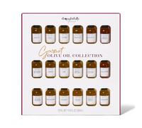 Thoughtfully Set Regalo Olio d'Oliva - 18 Mini Oli da 20 ml | 18 mini oli d'oliva di diverse varietà da assaggiare - regalo per buongustai ed esperti - perfetto da regalare