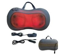 THOUGHTOSIS Auto-Kneading Direction Change Mode Simulate Humanhand, Butt Massager For Pain Relief Deep Tissue Shiatsu Back and Neck Massager Pillow With Electric Heat For Car,Home,Office
