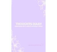 Thoughts Diary: sometimes all it takes is writing it down