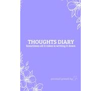Thoughts Diary: Sometimes all it takes is writing it down