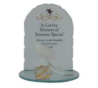 Thoughts Of You Bicchiere Memorial Ornamento Con Rosa - Scelta Design