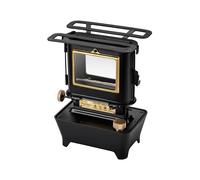 Thous Winds Lanterna a olio da campeggio, lampada a combustibile per illuminazione esterna, fornello portatile per cucinare riscaldamento, nero