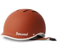 Thousand Casco bicicleta adulto Heritage - Casco mtb uomo ventilato con sistema antifurto PopLock - Ideale per bicicletta urbana, skate o pattini per uomini e donne - Heritage 2.0 Terra Cotta, L