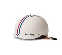 Thousand Casco bicicleta adulto Heritage - Casco mtb uomo ventilato con sistema antifurto PopLock - Ideale per bicicletta urbana, skate o pattini per uomini e donne - Heritage 2.0 Speedway Creme, S