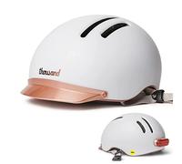 Thousand Chapter MIPS Casco da Bici per Adulti - Fanale Posteriore a Led, Certificato di Sicurezza per Ciclismo e Bici, Leggero e a Profilo Basso, Uomo e Donna, Sistema di Bloccaggio PopLock