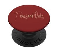 Thousand Oaks California Vintage design elegante PopSockets PopGrip Adesivo