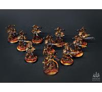 Thousand Sons Rubric Marines (unità 10 uomini) COMMISSIONE dipinto WARHAMMER 40k