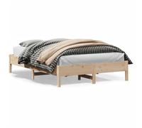 THOYTOUI Letto senza Materasso, Mobili per la camera da letto Telaio del letto Letto imbottito Bed frame Utilizzabile per Albergo Dormitorio Camera da letto 120x200 cm in Legno Massello di Pino