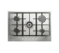 Indesit Piano cottura gas 5 zone THP 751 W IX I IT 1 Inox (75cm)