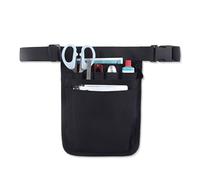 THQAE 1 Pcs Borsa da infermiera, Borsa da infermiera nera, Marsupio Infermiera, Marsupio da infermiera regolabile, Borsa multifunzionale per infermiere, per Forbici, Garza e Altre Forniture Mediche