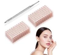 THQAE 1200 Pezzi Cerotti Per Punto Auricolare,con penna a punta per orecchie,Cerotto Per Pressione Dell'orecchio,Massaggio Orecchio Auricoloterapia