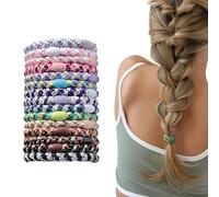 THQAE 15 Pezzi Elastici Capelli Donna, Elastici Per Capelli, Lacci per Uomini e Donne