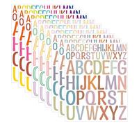 THQAE 9 Pcs lettere adesive, Adesivi con lettere, lettere adesive colorate, autoadesive, lettere da incollare, grandi, resistenti alle intemperie, per cassetta postale, segni, numero di indirizzo