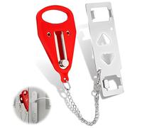 THQAE Blocca Porta Antintrusione, Sicurezza Porta Ingresso, Serratura Portatile per Porta, Serratura Porta Interna, per Viaggi Casa Appartamento Hotel dormitorio