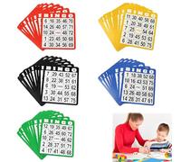 THQAE Cartelle Tombola Classica, Caselle Tombola, Carte da Tombola, Numeri per Tombola Riutilizzabili