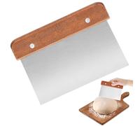THQAE Tarocco per Impasti, Spatola pizza, Tagliapasta, Taglia Pizza con Maniglia in Legno Ideale per Tagliare Pasta Fresca, Pane, Torte, Verdura, Panini