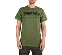 Thrasher Skate Mag T-Shirt A Maniche Corte - Verde Militare