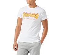 Thrasher TRUTSH05749 T-Shirt, Bianco (Bianco/Fiamme), Small (Taglia Produttore:S) Uomo