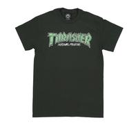 Thrasher - Verde Tee Uomo Manica Corta - - Tops - unisex - Verde - M