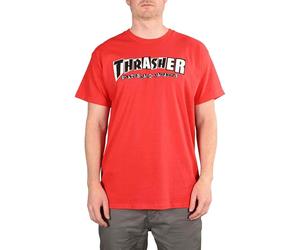 Thrasher X Baker S/S T-Shirt - Rosso