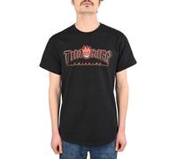 Thrasher X Spitfire Maglietta A Maniche Corte Big Head Outline - Nera