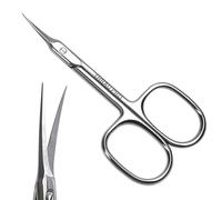 THRAU Forbici per Cuticole Extra Sottili per Donna e Uomo, Acciaio Inox Professionale con Punta Precisa, per Manicure, Pedicure, Unghie, Sopracciglia, Ciglia e Pelle Secca