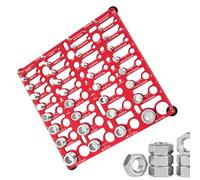 Thread checker | Strumento di Misurazione delle Dimensioni Compatto,Misuratore di Filettatura per Dadi e Bulloni,per Padre Fidanzato Zio Uomini Esperto Garage Casa Officina