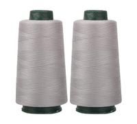 Thread for Overlock Sewing Machine, 2200 Meters Sewing Thread, All-Purpose Sewing Thread, 40/2 High Speed Thread, Sewing Craft Supplies, Overlock Machine Thread, Sewing Thread, 2 Spools Sewing