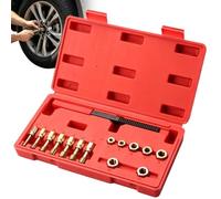 Thread Repair Kits, 15-Piece Metric Portable Storage Case Tool | Thread File Set for Automotive Engine Machine Jack Shop Garage Workshop Industrial Mechanical Maintenance Home